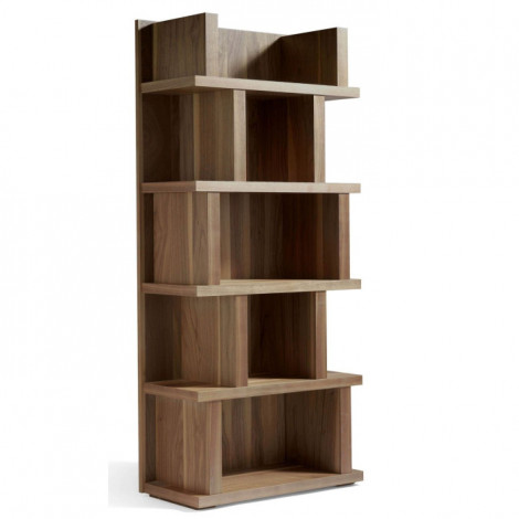 Étagère Design 5 Niveaux "Jorys" 60cm Naturel|Bibliothèque|Paris Prix