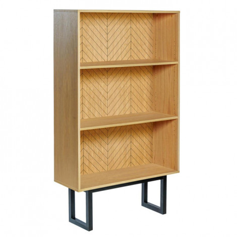Bibliothèque 3 Niveaux "Camden" 150cm Naturel|Bibliothèque|Paris Prix