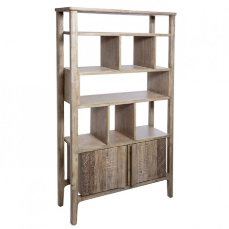 Étagère Bibliothèque 4 Niveaux "Banila" 180cm Naturel|Bibliothèque|Paris Prix