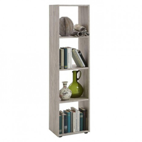 Étagère 4 Niveaux Design "Gaman" 140cm Naturel|Bibliothèque|Paris Prix