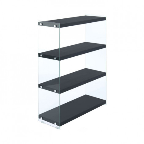 Étagère 4 Niveaux "Elementary" 113cm Noir|Bibliothèque|Paris Prix