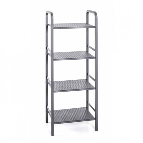 Étagère Design 4 Niveaux "Melo" 109cm Gris|Bibliothèque|Paris Prix