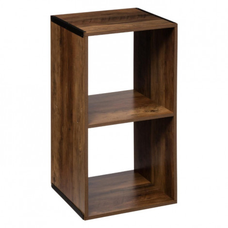 Étagère 2 Cases "Mix N'Modul" 67cm Naturel|Bibliothèque|Paris Prix