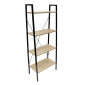 Étagère Design 4 Niveaux "Funat" 148cm Naturel|Bibliothèque|Paris Prix