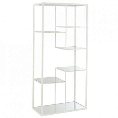 Etagère Bibliothèque 5 Niveaux "Lexi" 177cm Blanc|Bibliothèque|Paris Prix