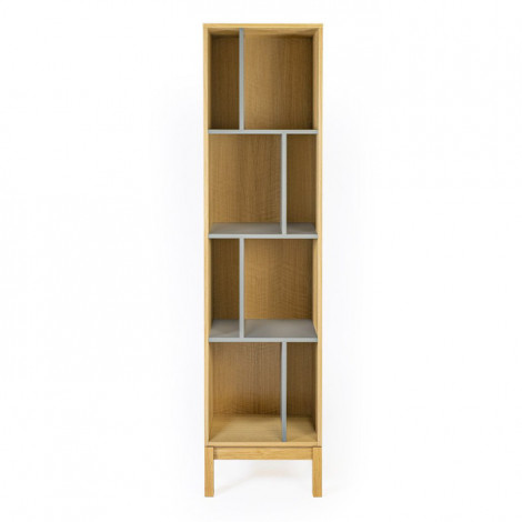 Bibliothèque Design "AbbeyWood" 185cm Naturel|Bibliothèque|Paris Prix