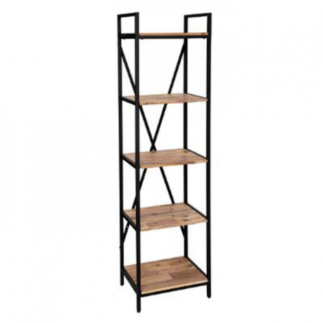 Étagère 5 Niveaux Design "Edena" 180cm Naturel|Bibliothèque|Paris Prix
