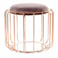 Pouf & Table d'Appoint "Comfortable" 50cm Violet & Rose|Table Basse|Paris Prix