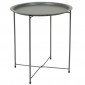 Table d'Appoint en Métal "Sienna" 50cm Vert Olive|Table Basse|Paris Prix