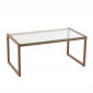 Table Basse Design "Fuolas" 91cm Marron|Table Basse|Paris Prix