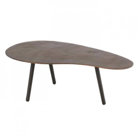 Table Basse Design "Goutte" 89cm Marron|Table Basse|Paris Prix