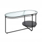 Table Basse Design "Ondulé" 90cm Noir|Table Basse|Paris Prix