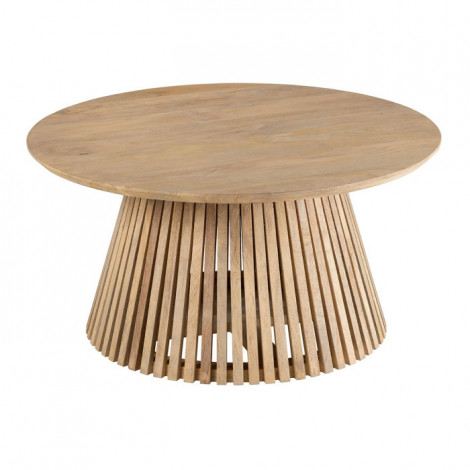 Table Basse Design en Bois "Vincent" 90cm Naturel|Table Basse|Paris Prix