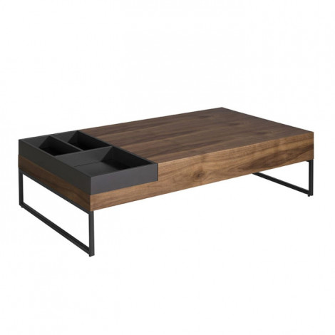Table Basse 1 Tiroir "Edwina" 140cm Marron|Table Basse|Paris Prix
