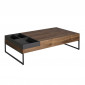 Table Basse 1 Tiroir "Edwina" 140cm Marron|Table Basse|Paris Prix