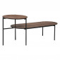 Table Basse 2 Niveaux "Kemi" 118cm Marron|Table Basse|Paris Prix