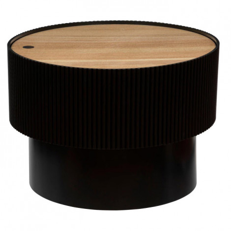 Table Basse avec Coffre "Enola" 55cm Noir|Table Basse|Paris Prix