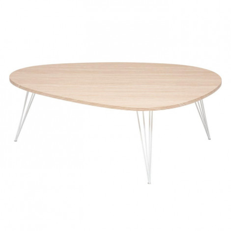 Table Basse Industriel "Neile" 112cm Naturel|Table Basse|Paris Prix