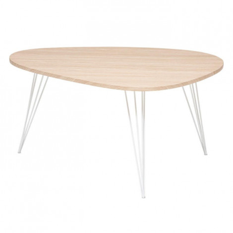 Table Basse Industriel "Neile" 97cm Naturel|Table Basse|Paris Prix