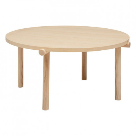 Table Basse Ronde "Arden" 82cm Beige|Table Basse|Paris Prix