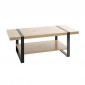 Table Basse "Miranda" 120cm Chêne & Noir|Table Basse|Paris Prix