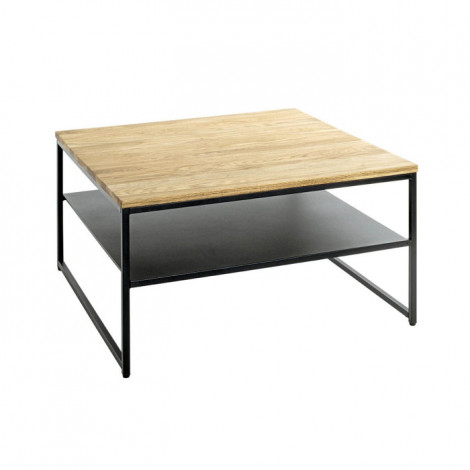 Table Basse Design "Pika" 70cm Chêne & Noir|Table Basse|Paris Prix