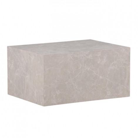 Table Basse Imitation Marbre "York" 80cm Beige|Table Basse|Paris Prix