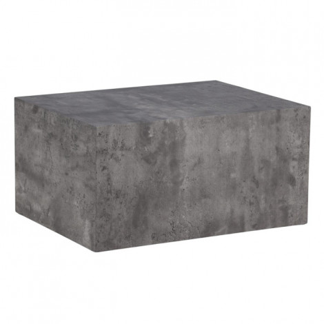 Table Basse Imitation Marbre "York" 80cm Gris Foncé|Table Basse|Paris Prix