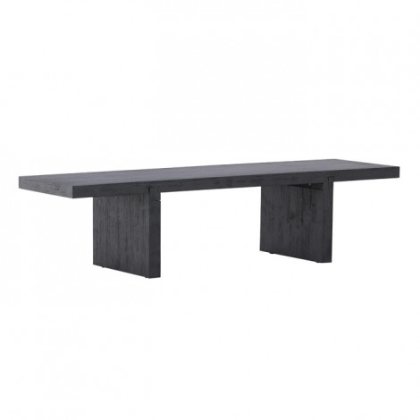 Table Basse en Bois "Yakunik" 120cm Noir|Table Basse|Paris Prix