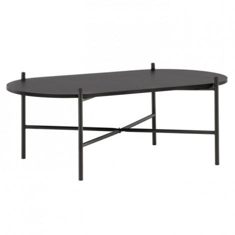 Table Basse Design "Pueblo" 120cm Noir|Table Basse|Paris Prix