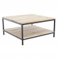 Table Basse en Teck "Cirebon" 80cm Naturel|Table Basse|Paris Prix