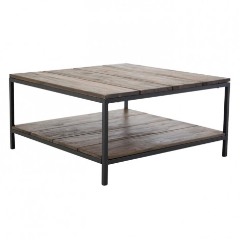 Table Basse en Teck "Padang" 80cm Naturel|Table Basse|Paris Prix