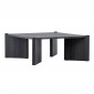 Table Basse Design "Rogaland" 100cm Marron Foncé|Table Basse|Paris Prix