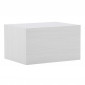 Table Basse "York" 80cm Blanc|Table Basse|Paris Prix