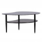 Table Basse Design "Egg" 101cm Noir|Table Basse|Paris Prix
