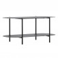 Table Basse Ovale "Recife" 100cm Noir|Table Basse|Paris Prix