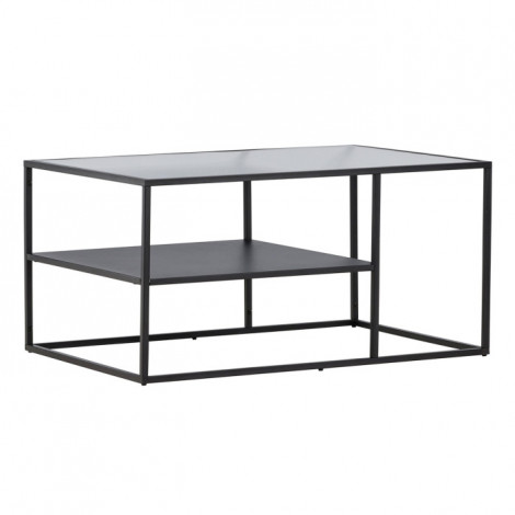 Table Basse Design "Campinas" 90cm Noir|Table Basse|Paris Prix