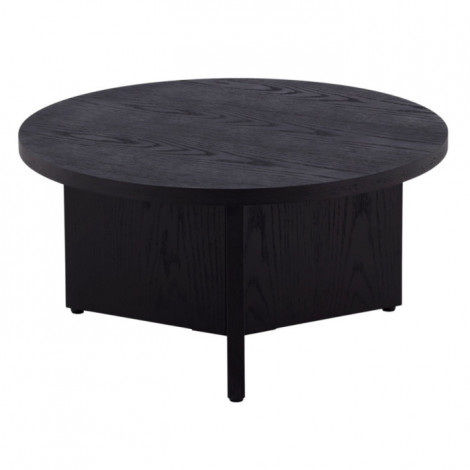 Table Basse Ronde "Salto" 85cm Noir|Table Basse|Paris Prix