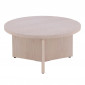 Table Basse Ronde "Salto" 85cm Naturel|Table Basse|Paris Prix