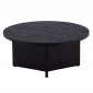 Table Basse Ronde "Salto" 65cm Noir|Table Basse|Paris Prix