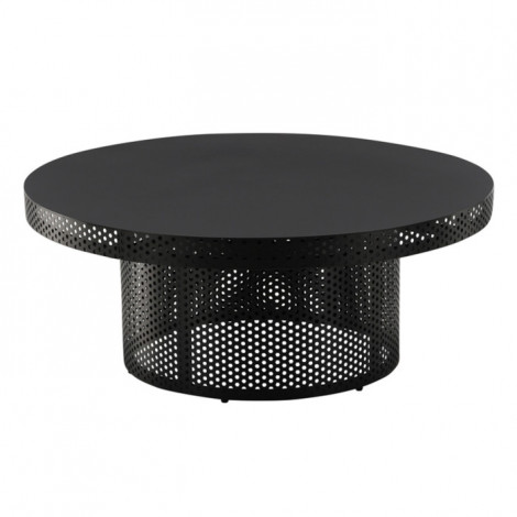 Table Basse Design Ajouré "West End" 100cm Noir|Table Basse|Paris Prix
