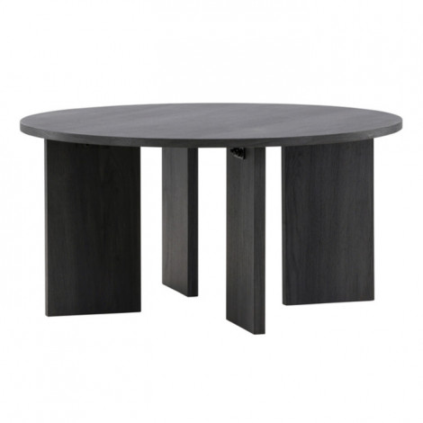 Table Basse Ronde Design "Askeron" 80cm Noir|Table Basse|Paris Prix