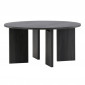 Table Basse Ronde Design "Askeron" 80cm Noir|Table Basse|Paris Prix