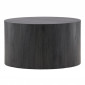 Table Basse Ronde "York" 80cm Noir|Table Basse|Paris Prix