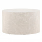 Table Basse Ronde "York" 80cm Beige|Table Basse|Paris Prix