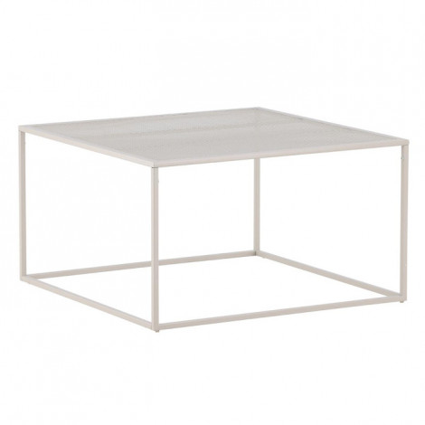 Table Basse en Métal "Netz" 80cm Beige|Table Basse|Paris Prix