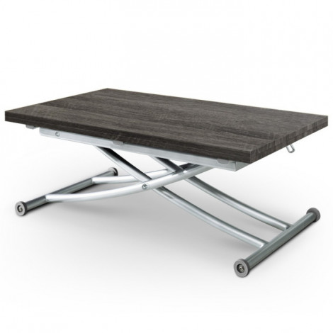 Table Basse Relevable "Higher" 57-114cm Bois Vintage|Table Basse|Paris Prix