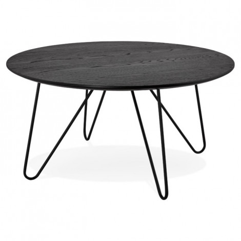 Table Basse Design "Winy" 80cm Noir|Table Basse|Paris Prix