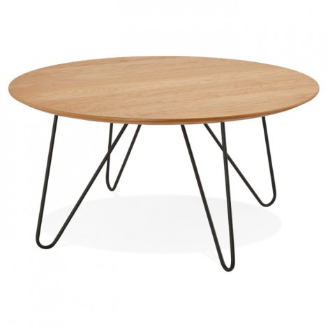 Table Basse Design "Winy" 80cm Naturel|Table Basse|Paris Prix