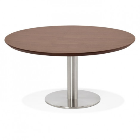 Table Basse Design "Ilma" 90cm Noyer|Table Basse|Paris Prix